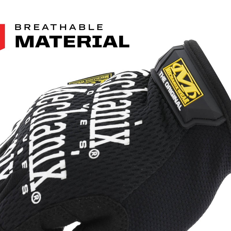 Mechanix Wear Mechanix Wear: The Original Work Glove with Secure Fit, Synthetic Leather Performance Gloves for Multi-Purpose Use, Durable, Touchscreen Capable Safety Gloves for Men (Black, XX-Small)  - Image 3