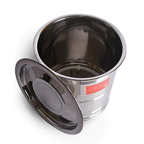 KTC Plus Stainless Steel Deep Storage Box,Grocery Container Box -20Kg, Silver - Image 3