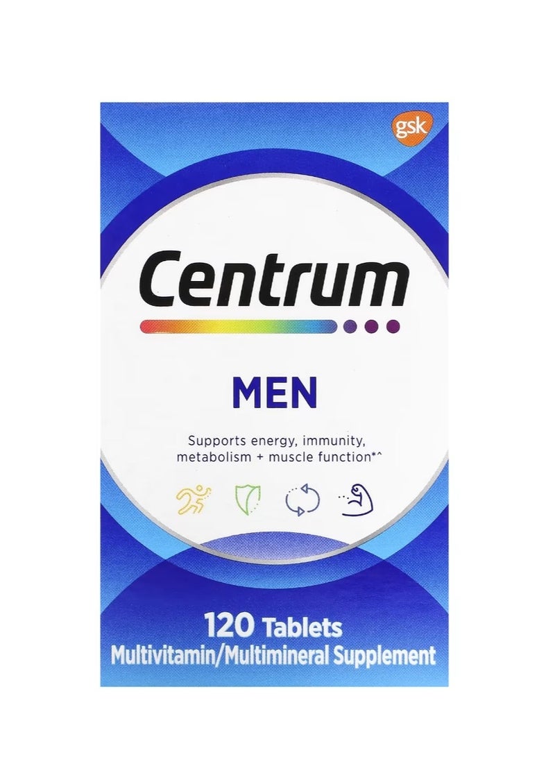 Centrum Men Multivitamins 120 Tablets - Image 1