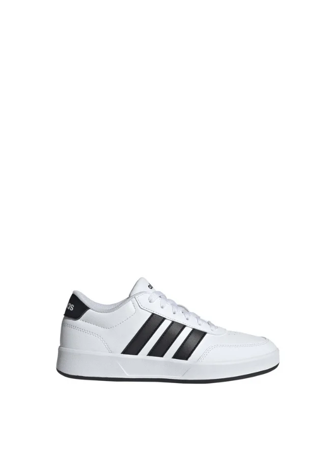 Adidas Breaknet 3.0 J U White Sportswear Shoes For Kids