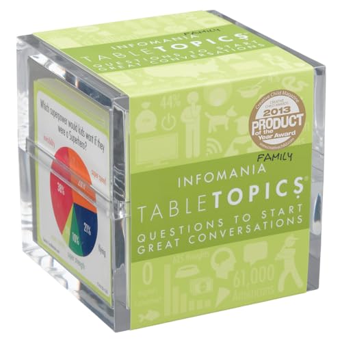 TABLETOPICS Family Infomania: Questions to Start Great Conversations - Image 1