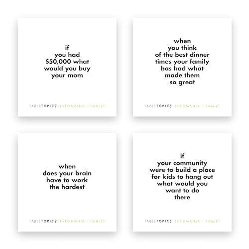 TABLETOPICS Family Infomania: Questions to Start Great Conversations - Image 5