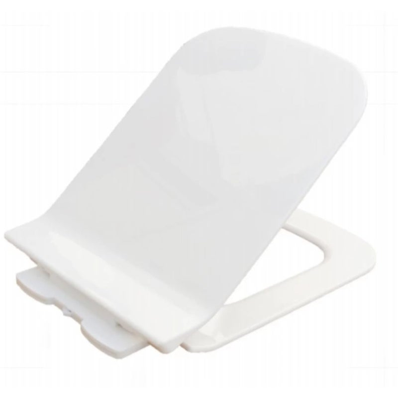 Clay Plus غطاء مقعد مرحاض غربي ببطء يغلق مع مقعد مريح سهل الصيانة بدون صدمة للمرحاض - Image 1