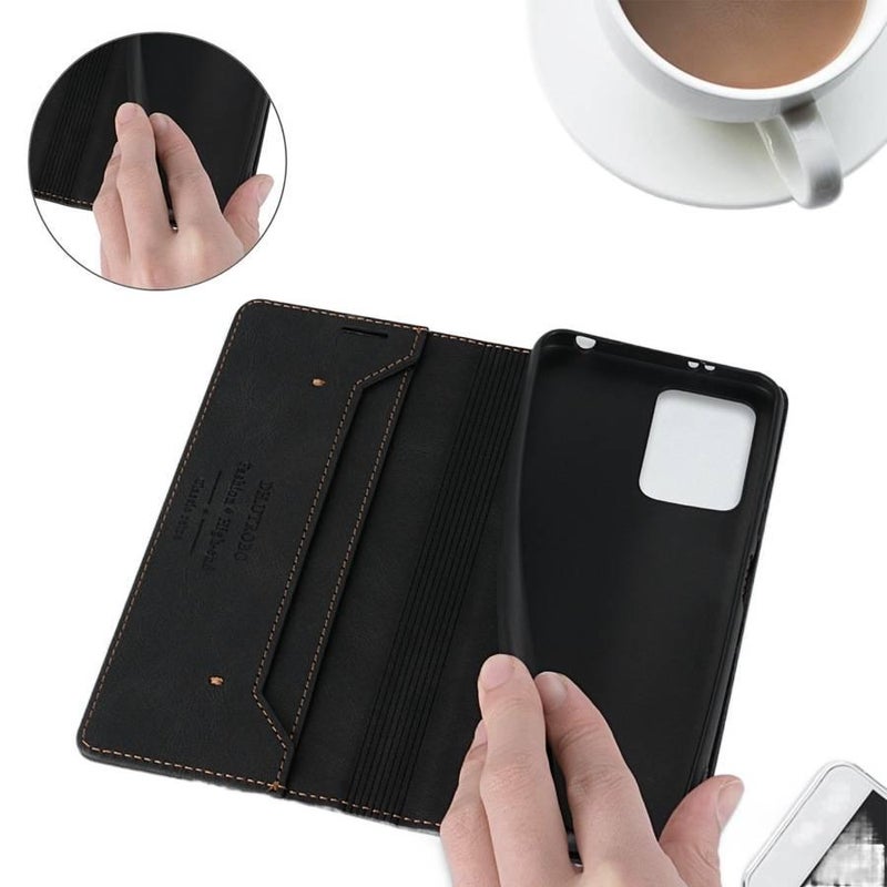 BB TPU Phone Case for Redmi Note 13 Pro with Shockproof and Drop Protection plus Shockproof plus Kickstand plus Strong Magnetic in Coffee Brown - Image 5