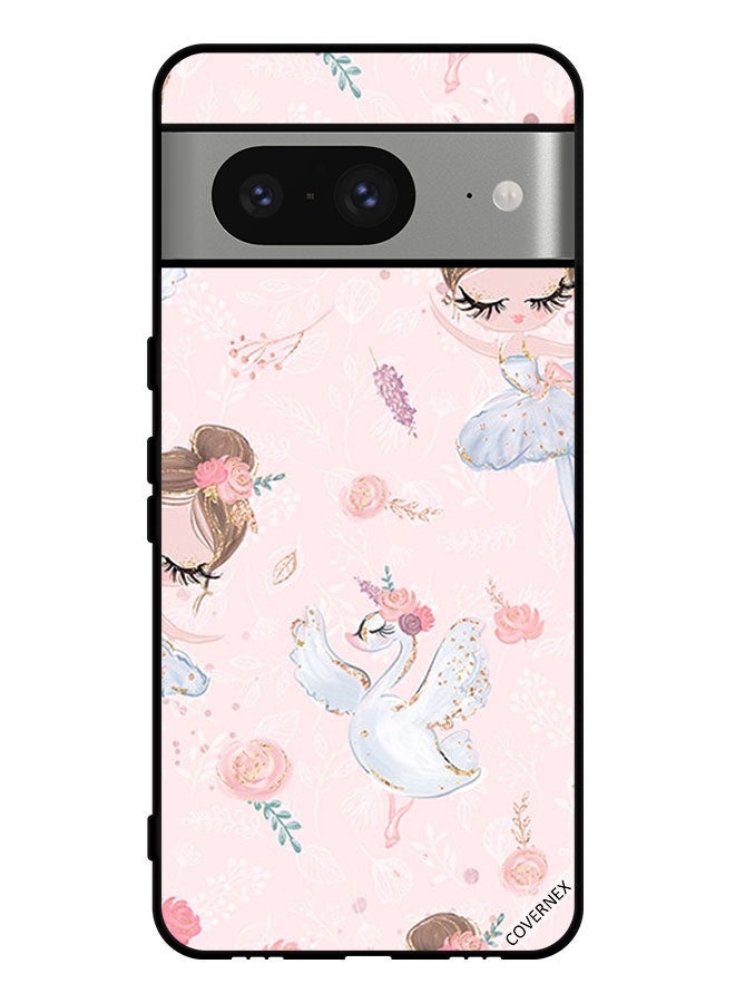 Covernex Protective Case Cover For Google Pixel 8 Doly Girl And Flowers - Image 1