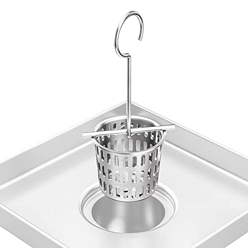Neodrain 2PCS Hair Catchers Shower Drain Hair and Debris Strainer Only Fit Neodrain Shower Drains, Hair Trap,with Lifting Hook - Image 4
