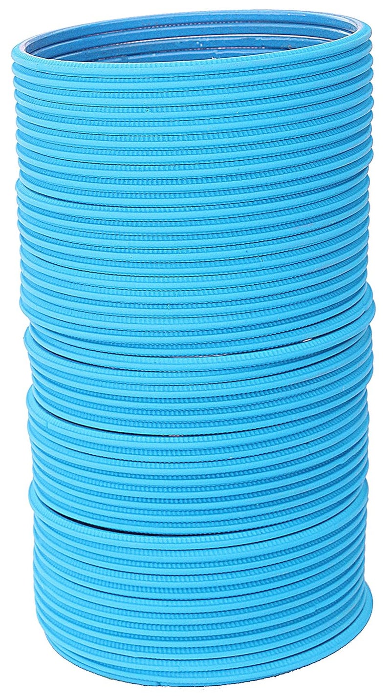 NMII Non-Precious Metal with Base Metal and Zig Zag Pattern Matte Finished Traditional Bangle Set For Women and Girls - Image 2