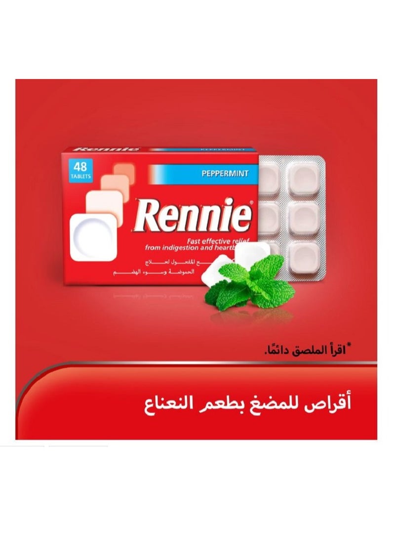 باير مضاد الحموضة رينيه بنكهة النعناع الفلفلي  - Image 2