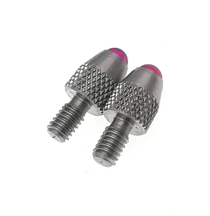 SUXING Ball Contact Points for Dial Indicators #4-48 Thread Shank (Ruby Ball) - Image 4