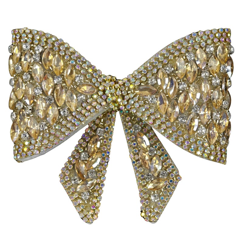 ANVIK Hair Bow Clips for Women | Crystal Bow Clip | Bow Barrette Clip | Alligators Bow Clips | Fancy Hair Clips | Hair Accessories for Women - Image 1