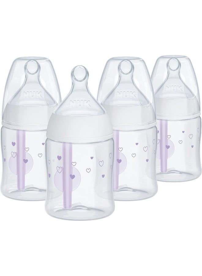 NUK زجاجة حليب نوك سموذ فلو برو المضادة للمغص للأطفال - Image 1