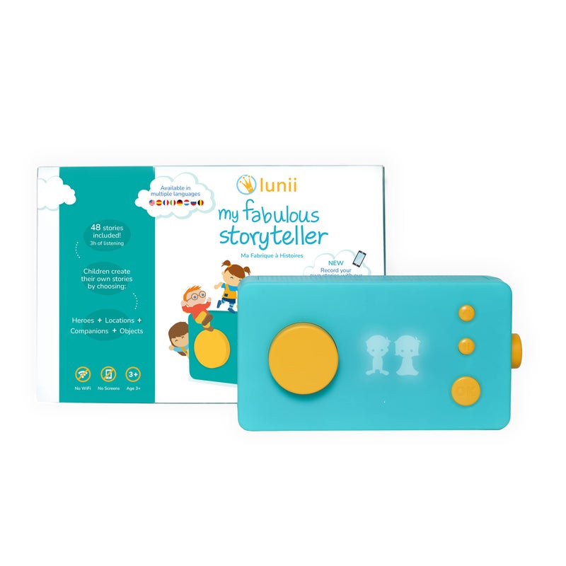 lunii - My Fabulous Storyteller - Children Craft Their own Audio Stories - Screen-Free Educational Toy - Kids Toys - English Version - Image 1