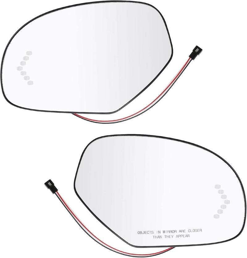 Saihisday Heated Mirror Glass with LED Turn Signal - Image 1