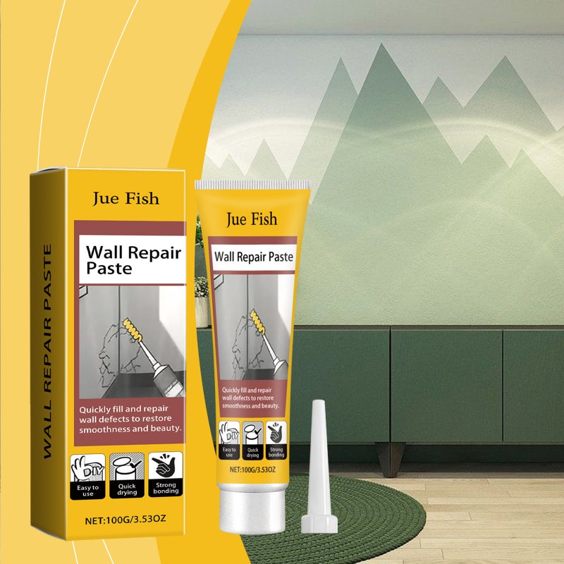 Jue Fish Wall Crack Filling Paste Wall Defects Scratches Dents Cracks Nail Hole Filling Wall Repair Paste - Image 2