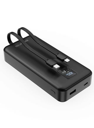 20000mAh بنك طاقة بتقنية الشحن السريع (PowerCore 22.5W، مزود بكابل USB-C وكابل Lightning مدمجين) - view 4