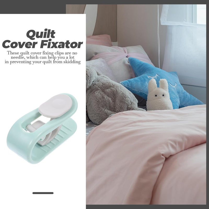 No Pin Quilt Fixer and Anti-Slip Bed Quilt Clamps for Sheets and Blankets Multi-use Invisible Fasteners for Bedding Accessories - Image 4