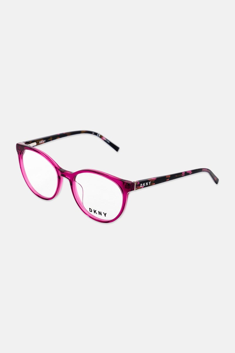 DKNY Women DK5037 Round Eyeglasses,Purple - Image 3
