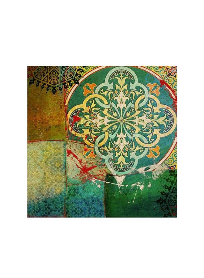 RYN Islamic Motifs Mdf Wall Art Multicolour 30x30centimeter - Image 2