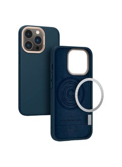 CYRILL CYRILL By Spigen Color Tpu Poly Carbonate Brick Mag Back Cover Compatible For Iphone 13 Pro, Deep Sea, Blue  - Image 1