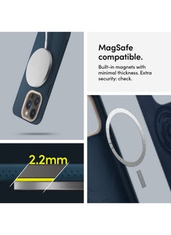 CYRILL CYRILL By Spigen Color Tpu Poly Carbonate Brick Mag Back Cover Compatible For Iphone 13 Pro, Deep Sea, Blue  - Image 3