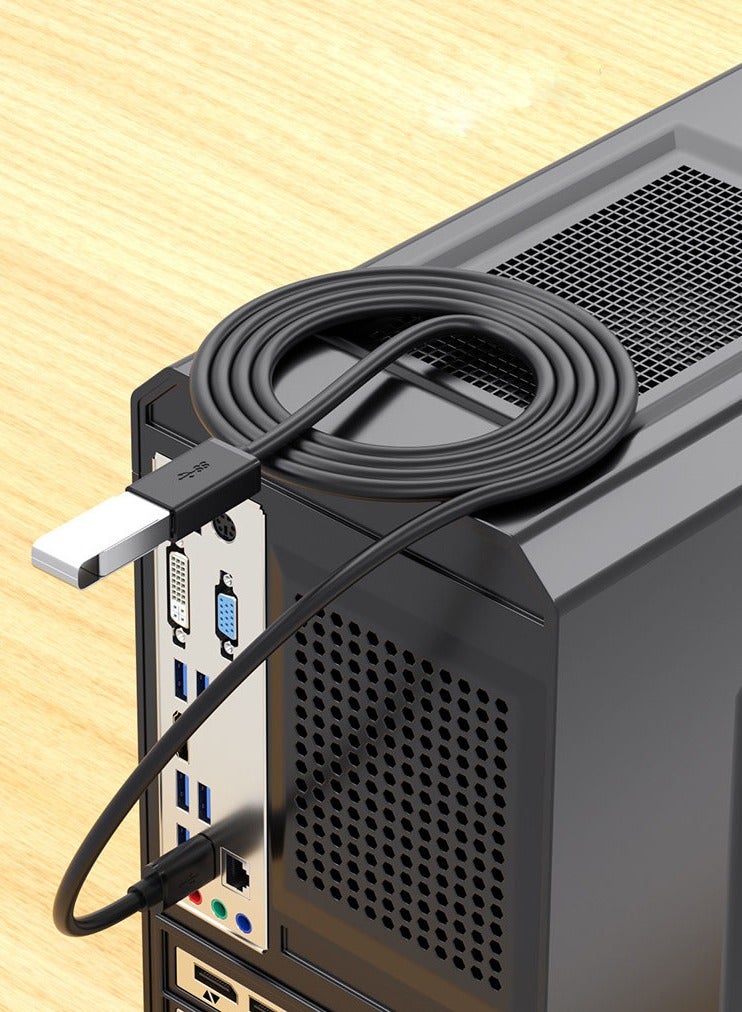 USB 3.0 Extension Cable - 1.5m  A-Male to A-Female Extender Cord - USB Data Cable for Computer, U Disk, Mouse, and Keyboard - Lengthened Connection USB Extension Cable - Image 3