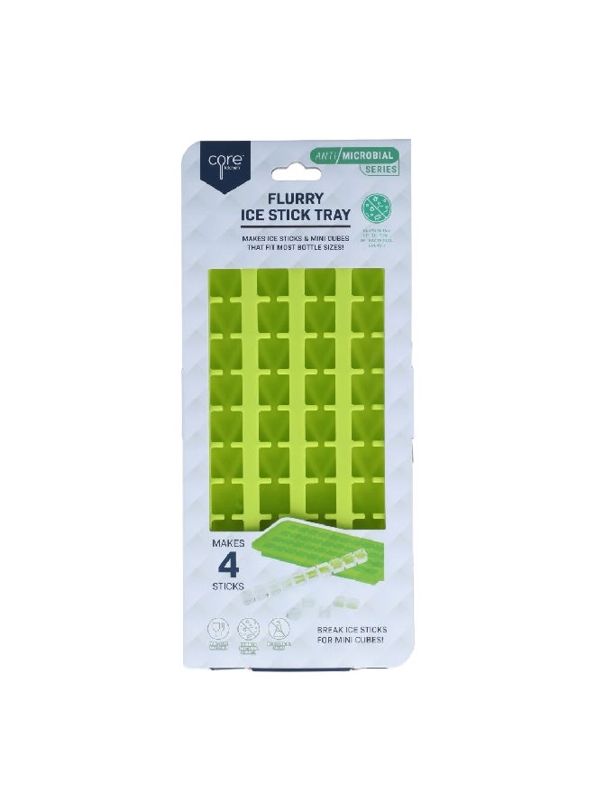 Anti-Microbial Series Flurry Ice Stick Tray Green 11.4 x 26 x 2.2 cm AC34169
