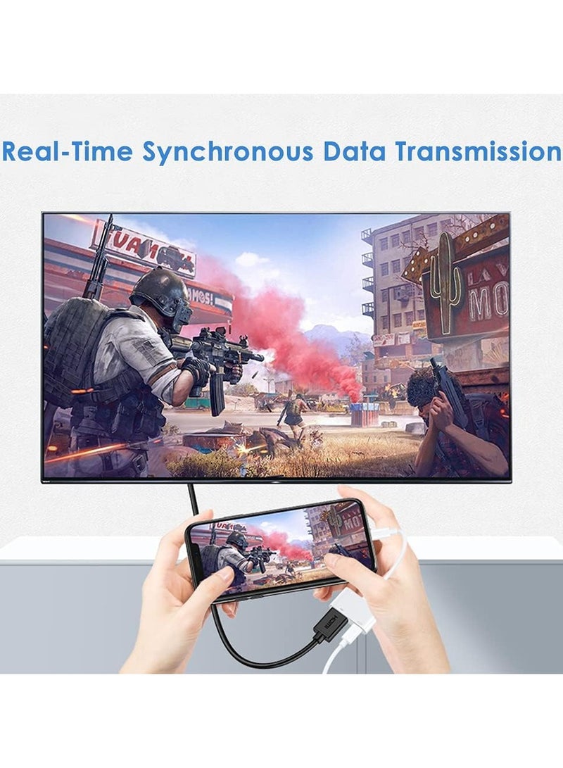 general MFi Certified Lightning Digital AV Adapter iPhone HDMI Adapter to TV HDMI Cable Connector 1080P Sync Screen to TV/HDTV/Monitor/Projector Compatible with iPhone iPad - Image 5