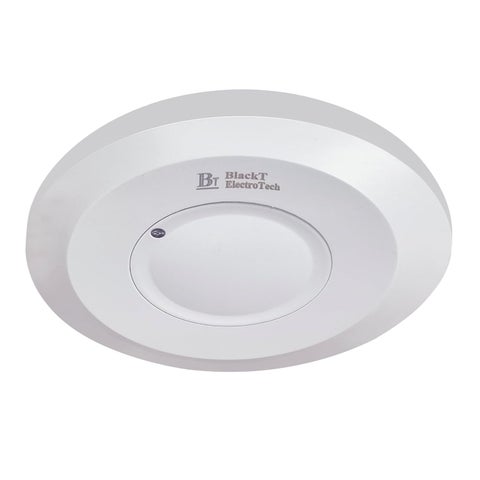 Blackt Electrotech Microwave Radar Sensor Switch Ceiling Mounted Occupancy Motion Detector for Automatic Lighting Control Slim Size