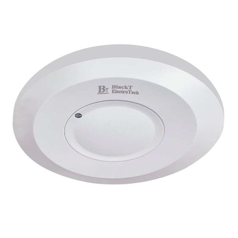 Blackt Electrotech Microwave Radar Sensor Switch Ceiling Mounted Occupancy Motion Detector for Automatic Lighting Control Slim Size