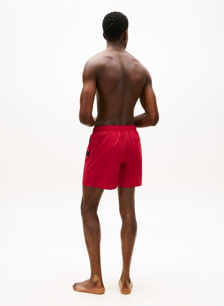 TOMMY HILFIGER Classic Colour-Blocked Mid Length Swim Shorts - Image 2