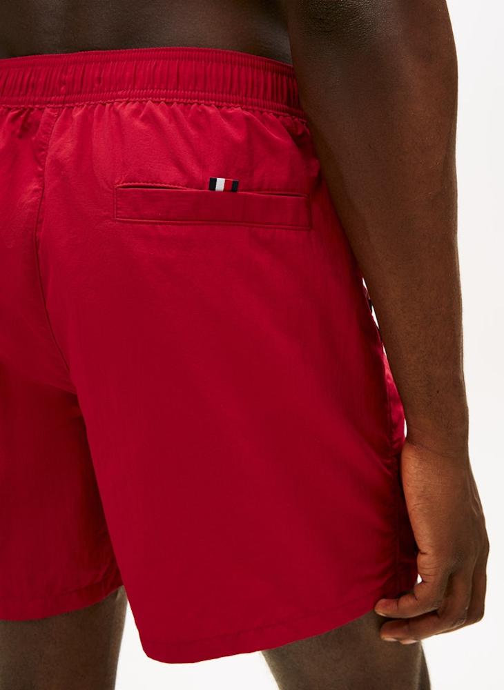 TOMMY HILFIGER Classic Colour-Blocked Mid Length Swim Shorts - Image 3