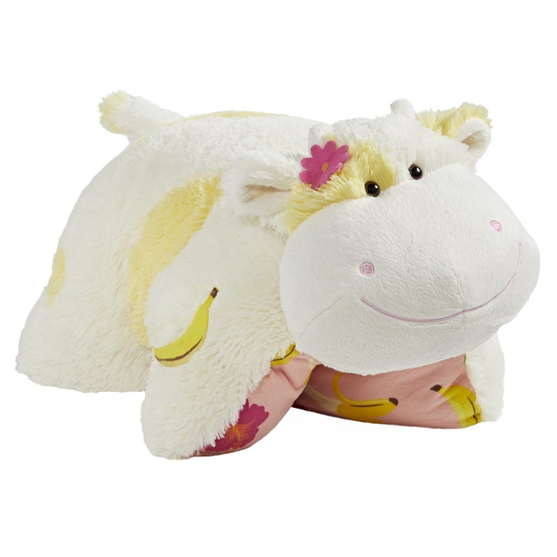 Pillow Pets Sweet Scented Banana Cow Stuffed Animal Plush Toy - Image 1