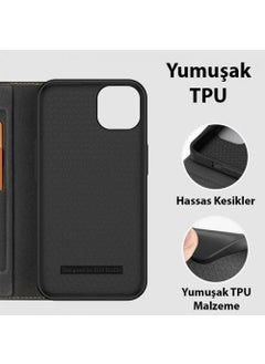 Polhammobile Polham Stand Wallet Iphone 14 Pro 6.1 Uym Cover Fully Protected Case, Pu Leather Magnetic Cover  - Image 4