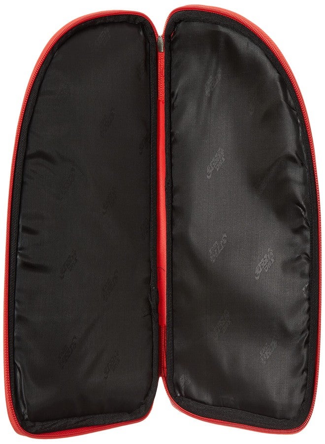 دي إتش أس مضرب تنس خشبي DHS A1003 مع كرة تنس 40 مم، لون برتقالي (علبة من 20 قطعة) وغطاء مضرب تنس خشبي RC103 أحمر - Image 5