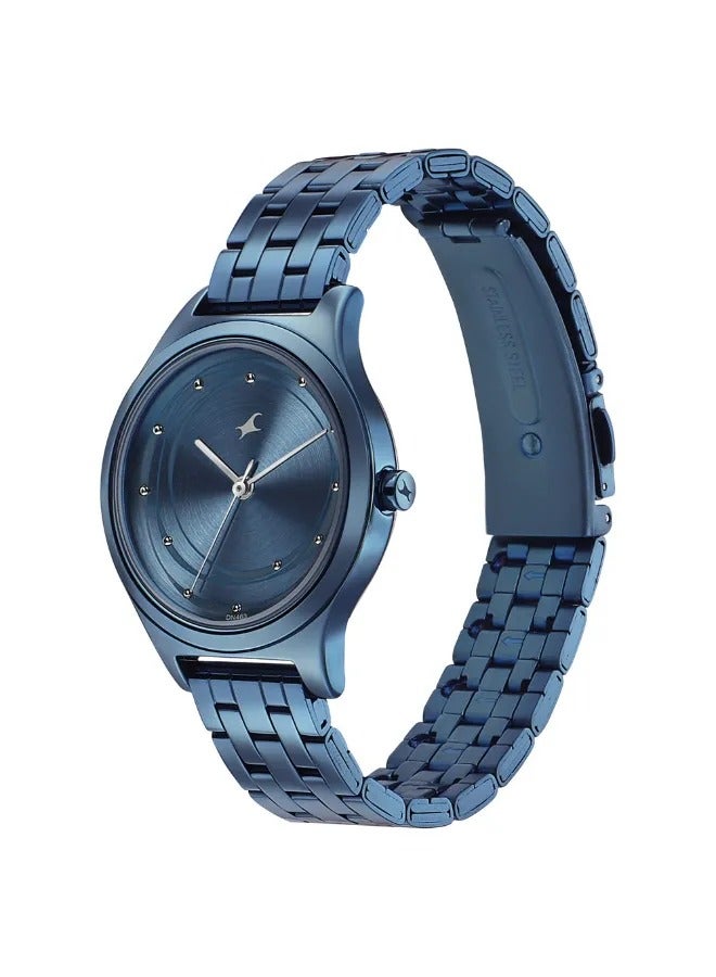fastrack Women's Analog Round Shape Stainless Steel Wrist Watch - 6152QM01 - 40 Mm  - Image 3