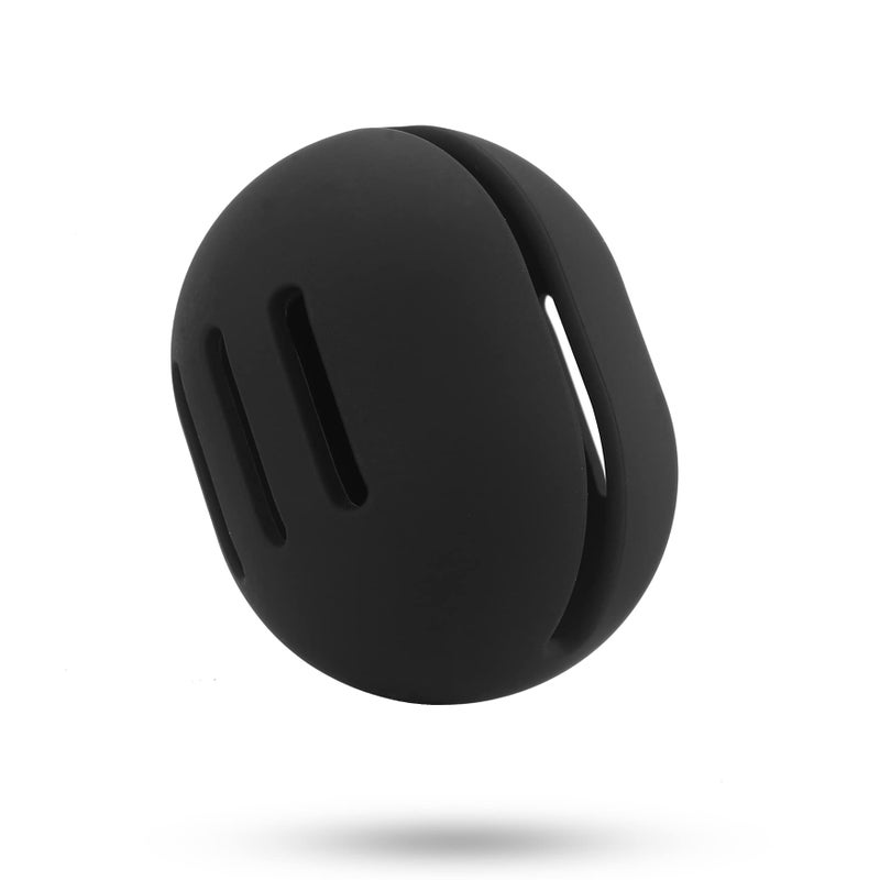 FERYES Makeup Sponge Holder â€“ Shatterproof Eco-Friendly Silicone Beauty Make Up Blender Case for Travel-Black - Image 1