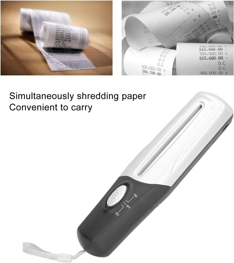 تصميم عام متوافق ممزق ورق صغير USB ممزق ورق صغير محمول كهربائي للاستخدام في المنزل والمكتب والمدرسة إدارة مخازن حديثة طرق تركيب عالمية مواد صلبة متانة تصميم متعدد الخيارات مظهر أنيق ورائع - Image 4