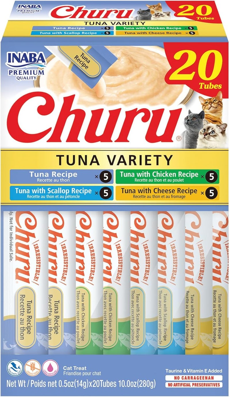 Inaba churu treats for cats tuna variety 20 * 14g - Image 1