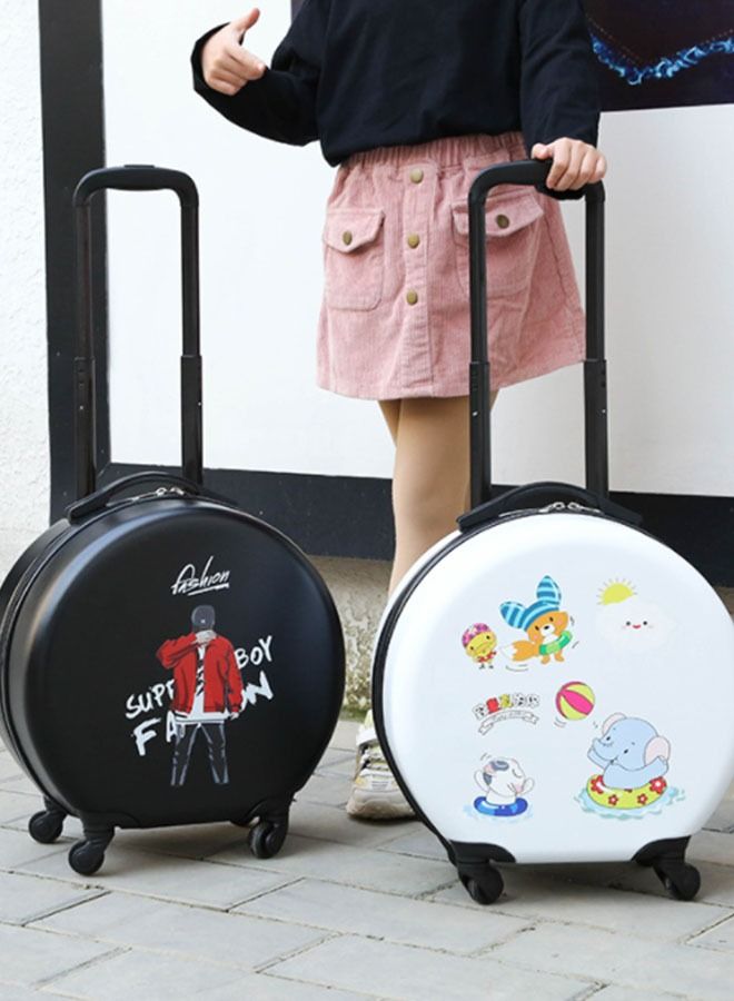 Kid’s Trolley Luggage Bag,Travel Smart Luggage Wheeled Suitcases 18-in Rolling Suitcase for Travel and School  - Image 4