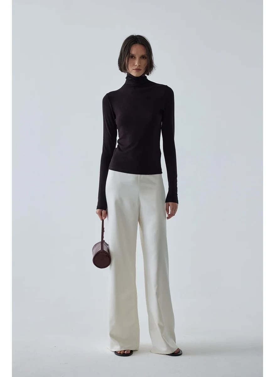 سود كوليكشن Bitter Brown Mia Turtleneck Bodysuit