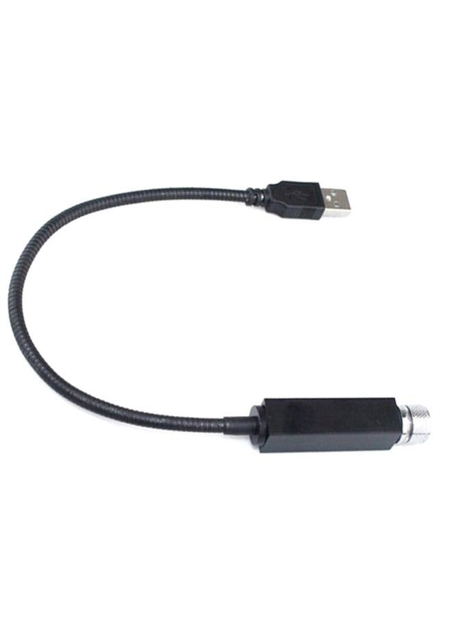 مصباح مع جهاز بروجيكتور لعرض نجوم مضيئة على سقف السيارة - Image 1