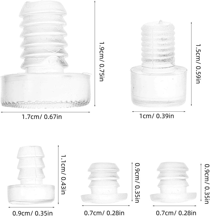 50pcs PVC Rubber Cabinet Door Bumpers Furniture Protector Pads Soft Non-Slip Cushions for Drawers Cabinets and Furniture Feet - Image 2