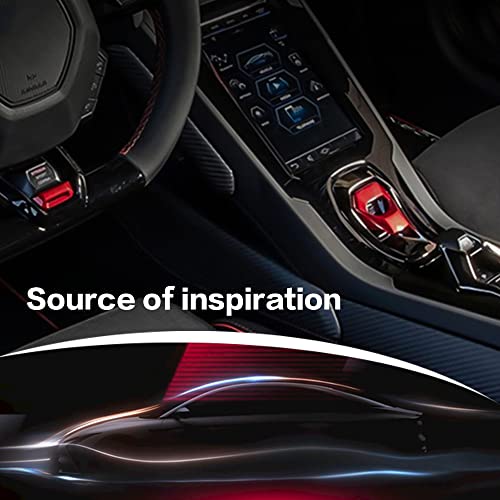 VARGTR Universal Engine Start/Stop Button Cover,Aluminum Alloy Car Power Control Trim,Push to Start Button Cover Key Protective Cover for Civic CRV XRV Challenger Charger CHR (Carbon Fiber) - Image 3