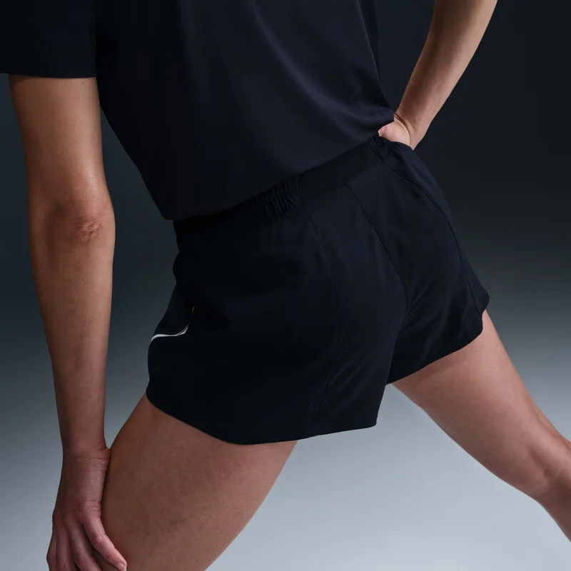Nike Black Women's One Swoosh Dri-FIT Running Shorts for Women | Best Price UAE
