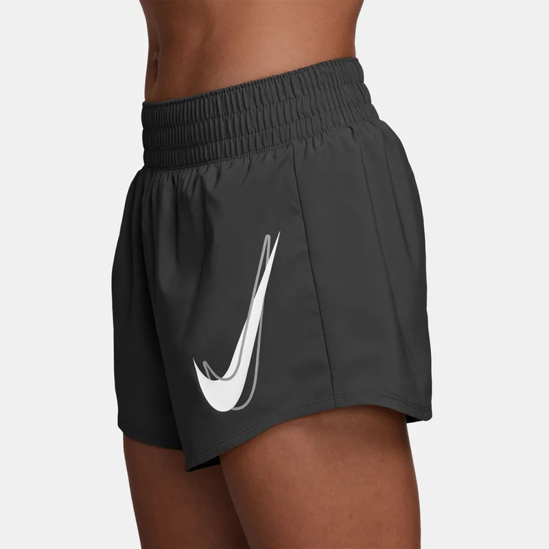 Nike Black Women's One Swoosh Dri-FIT Running Shorts for Women | Best Price UAE