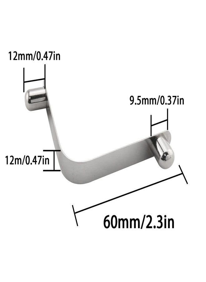 DGHAOP Kayak Paddle Spring Clips 4PCS 9.5mm Steel Tent Pole Clips Push Button Spring Snap Clip Locking Tube Double Pin - Image 2