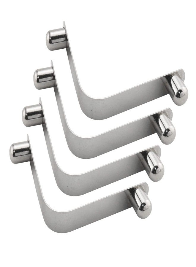 DGHAOP Kayak Paddle Spring Clips 4PCS 9.5mm Steel Tent Pole Clips Push Button Spring Snap Clip Locking Tube Double Pin - Image 1