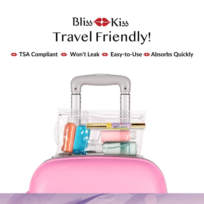 Bliss Kiss | 4 Lavender Vanilla | Oil Cuticle Pen w/Vitamin E & Jojobaâ¤Nail Strengthener Nail Growth Serum for Brittle Peeling Breaking Thin Nails - Image 5