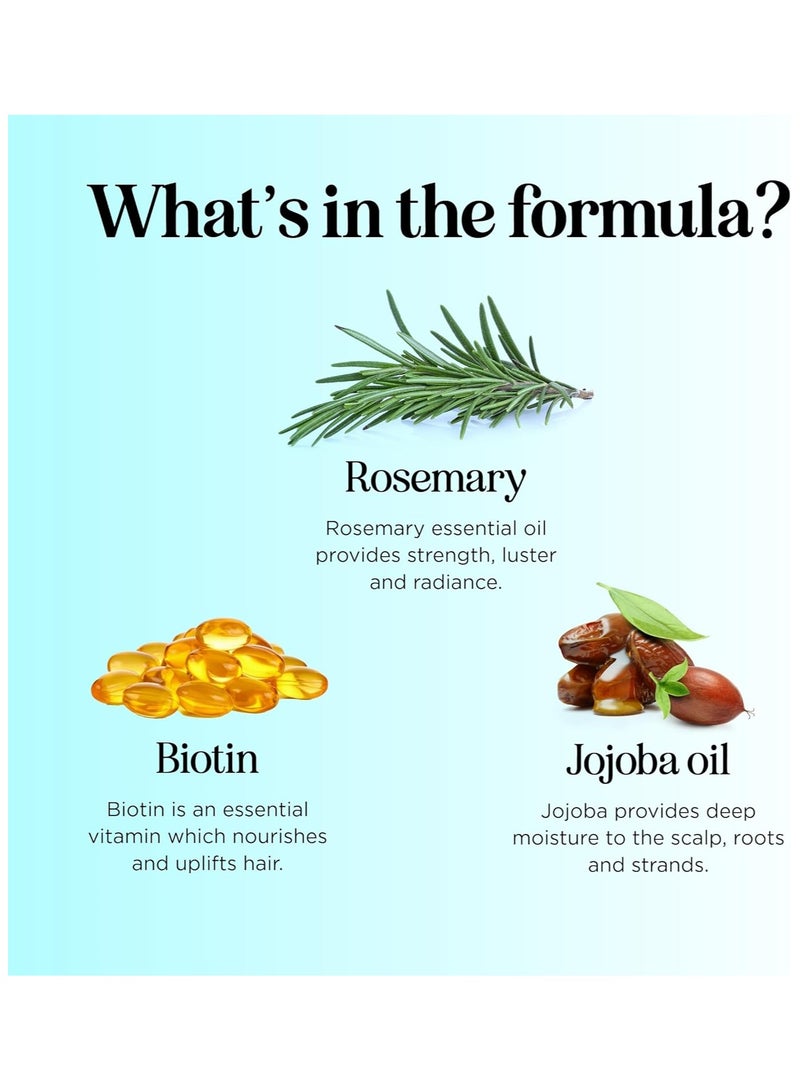 مايبل هوليستكس مجموعة شامبو وبلسم البيوتين وإكليل الجبل المكثف - Image 4