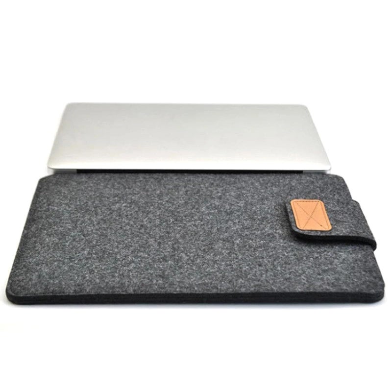 Dark Grey 13 Inch Laptop Sleeve Case Tablet Protection Cover Bag for Travel School - Image 5